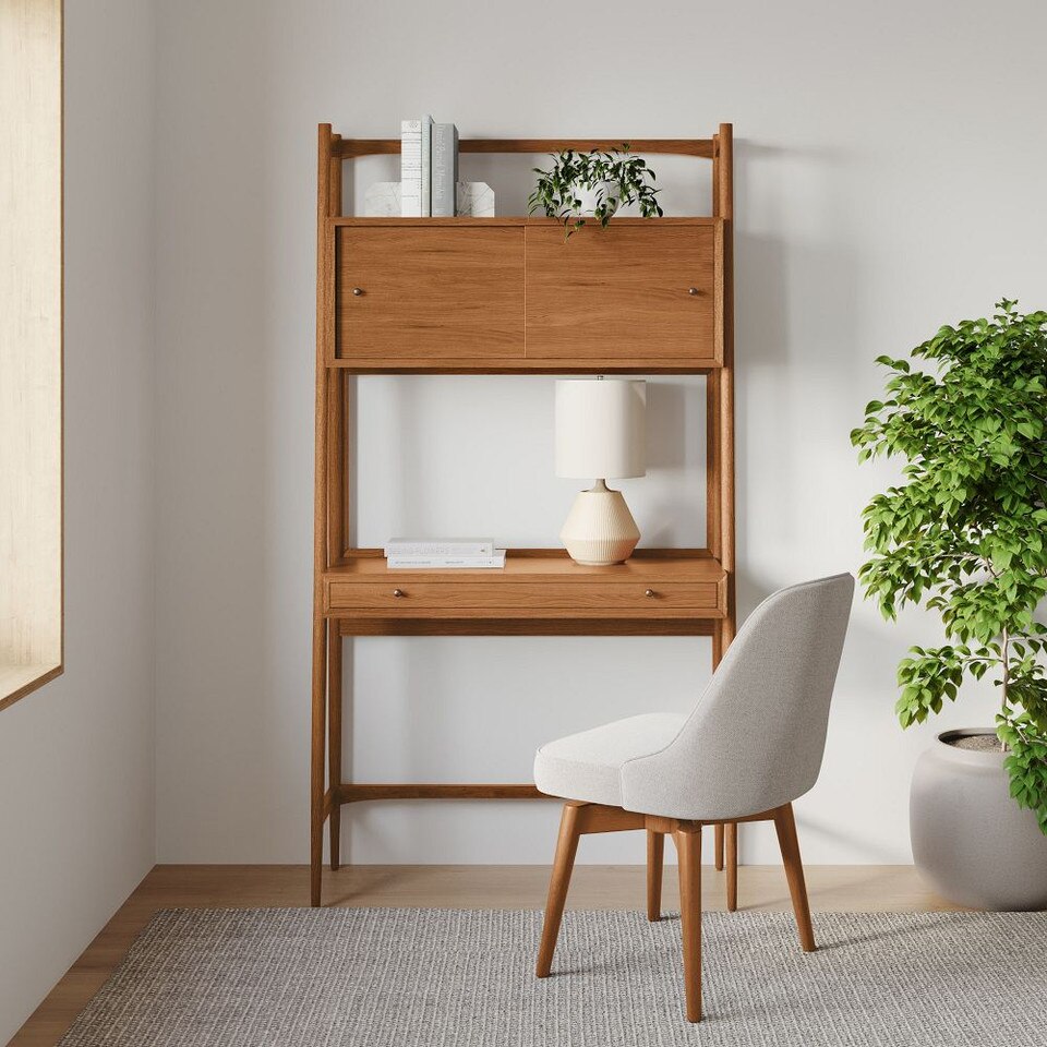 Mid-Century Modern Wall Desk (97 cm)