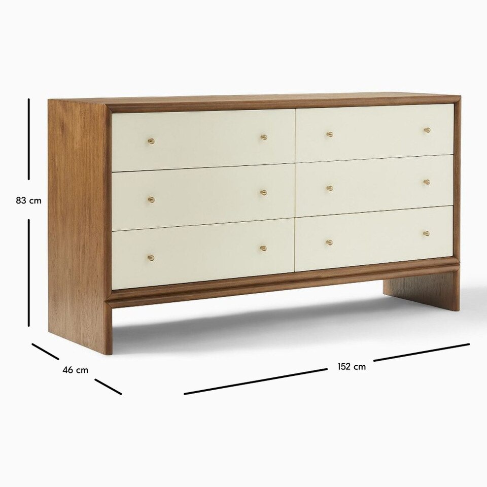 Miles 6-Drawer Chest (152 cm)