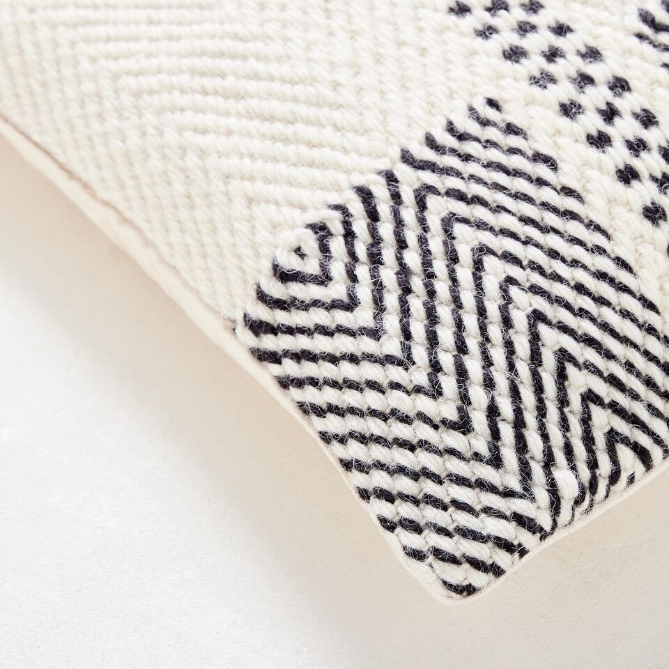 Woven Mixed Blocks Cushion Cover