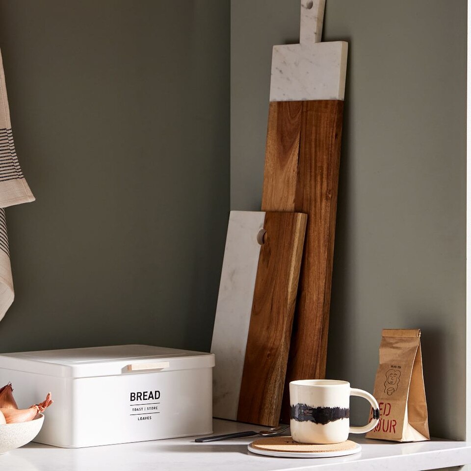 Mixed Marble & Wood Preston Serveware