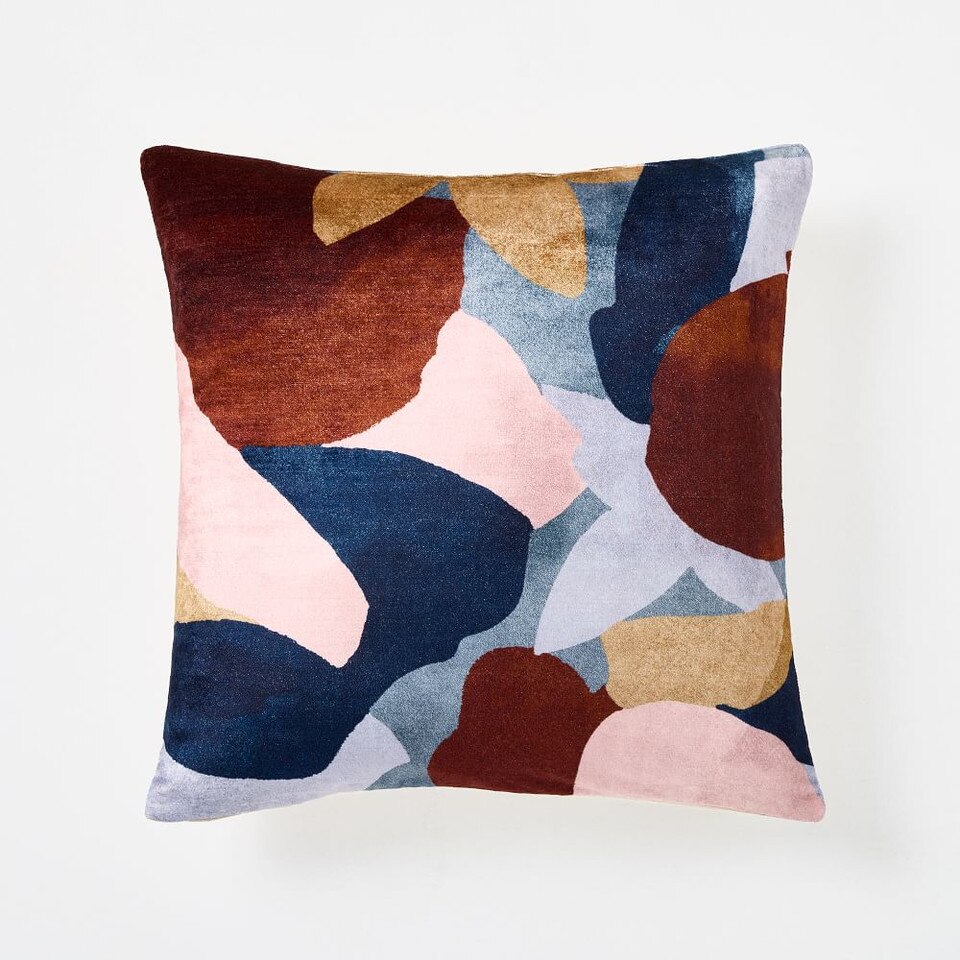 Modern Abstract Floral Cushion Cover