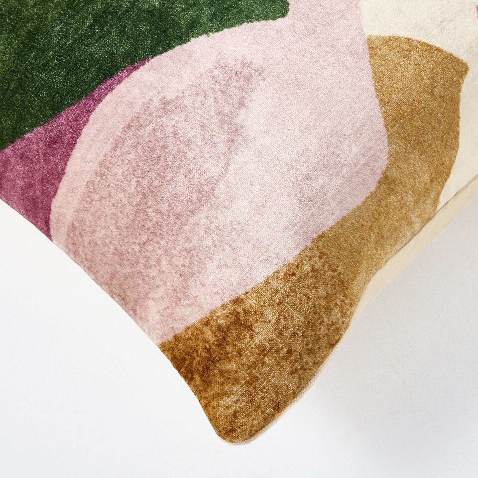 Modern Abstract Floral Cushion Cover