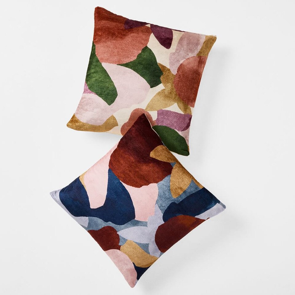 Modern Abstract Floral Cushion Cover