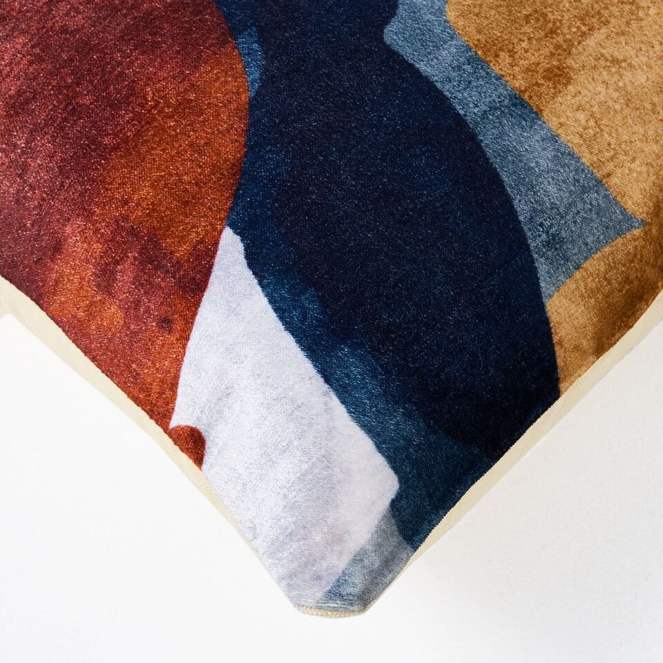 Modern Abstract Floral Cushion Cover
