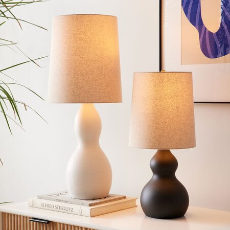 Modern Gourd Table Lamp Wide West Elm United Kingdom Modern Gourd Table Lamp Wide West, Tall Contemporary Table Lamps Uk