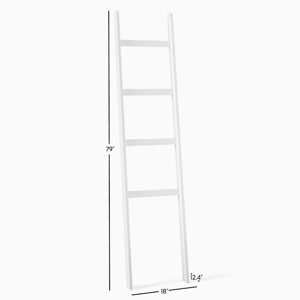 Modern Leaning Narrow Towel Ladder
