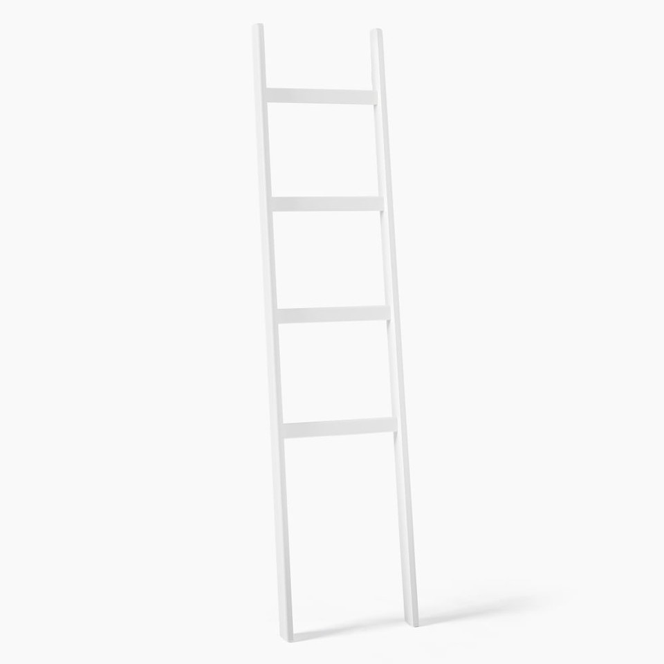 Modern Leaning Narrow Towel Ladder