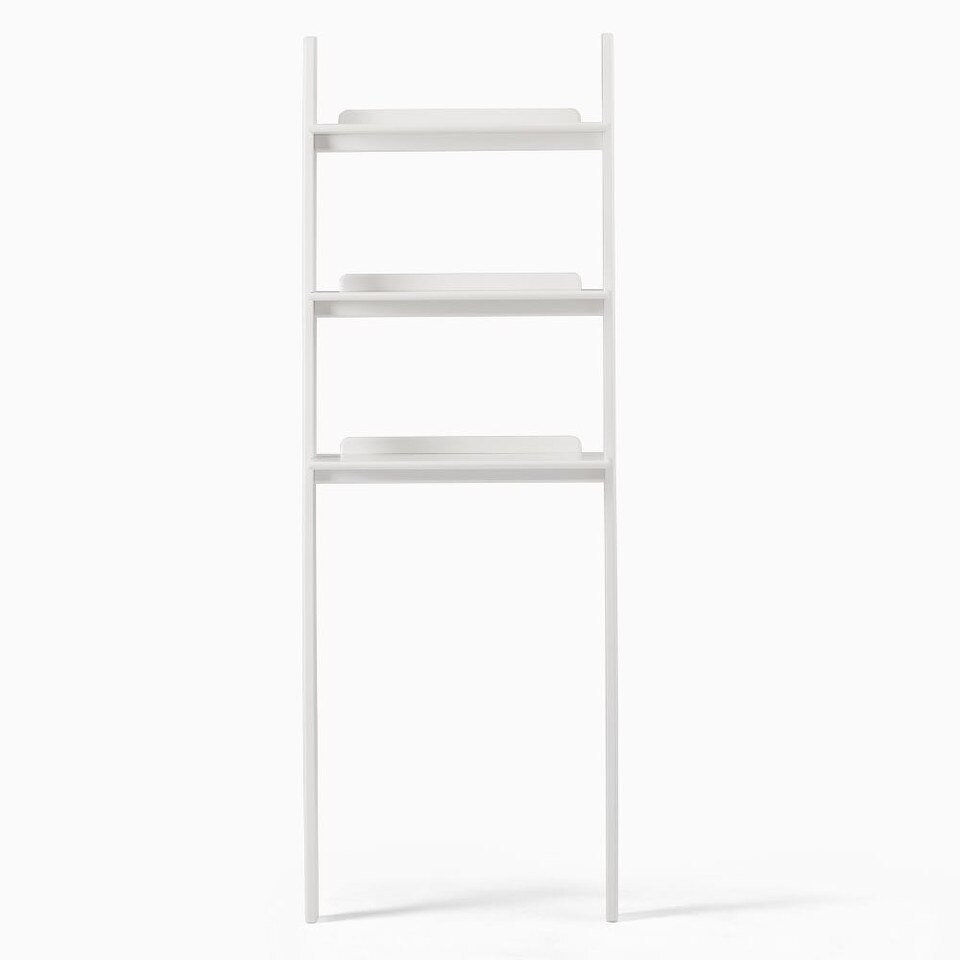 Modern Leaning Over the Toilet Cubby