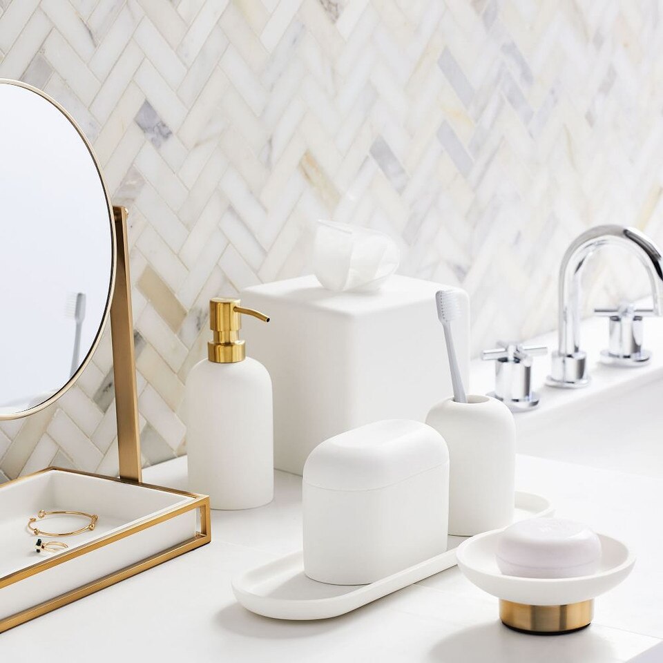 Modern Resin Stone Bath Accessories