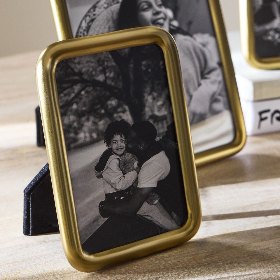 Modern Rounded Metal Tabletop Frames