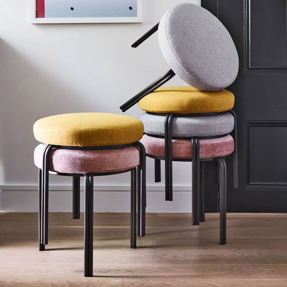 Modern Stacking Stool - Set of 2