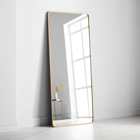 Modern Streamline Floor Mirror - West Elm UK
