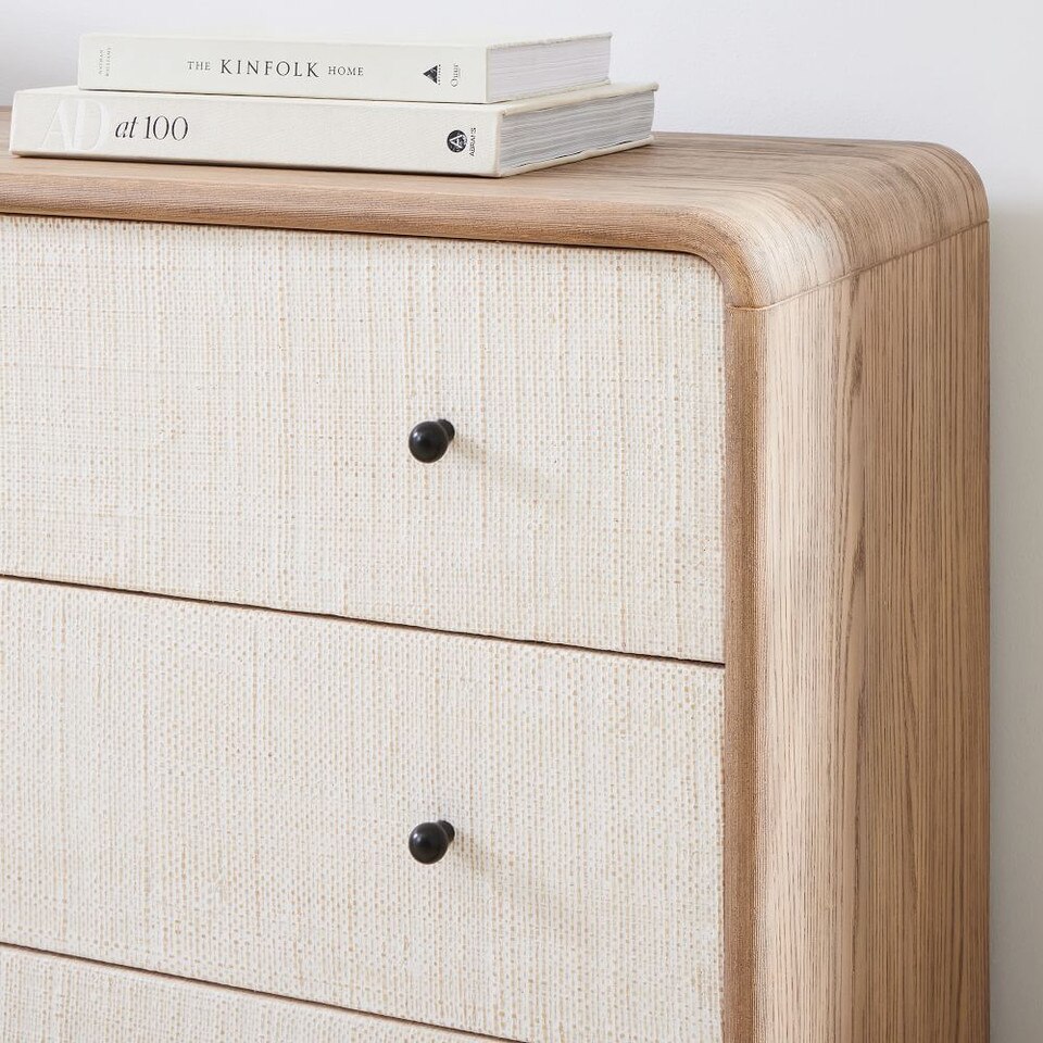 Modern Waterfall 6-Drawer Chest (157 cm)