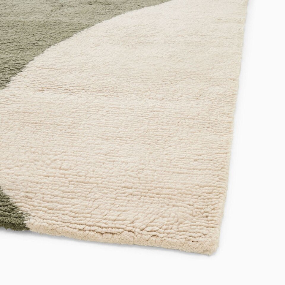 Modern Wave Shag Rug