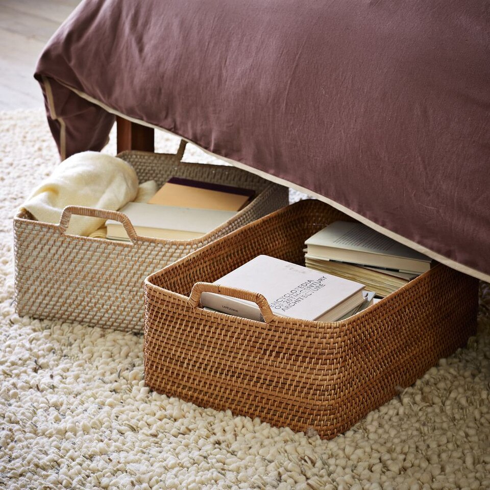 Modern Weave Harvest Baskets w/ Handles
