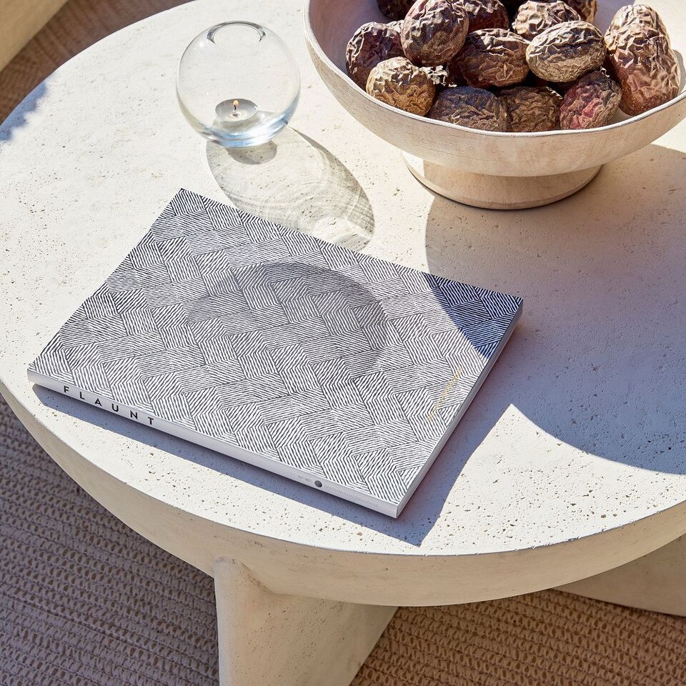 Monti Lava Stone Coffee Table (76 cm - 102 cm)