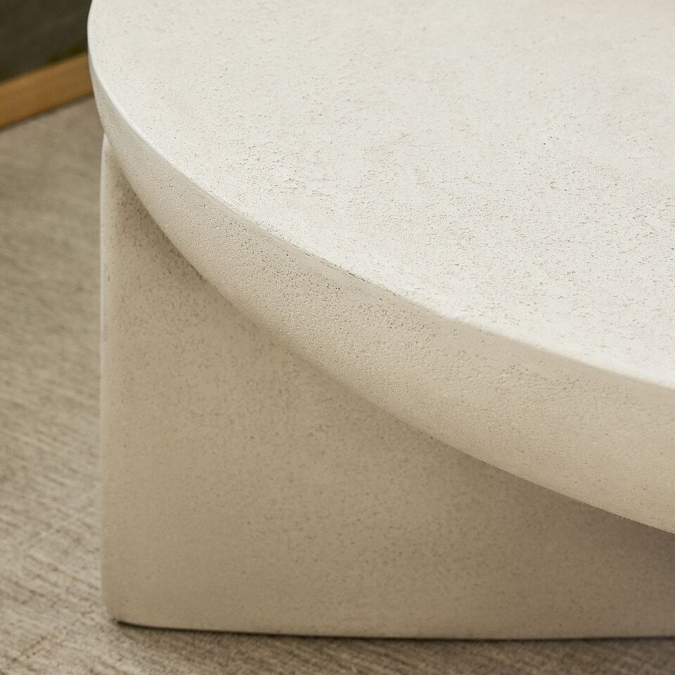 Monti Lava Stone Coffee Table (76 cm - 102 cm)