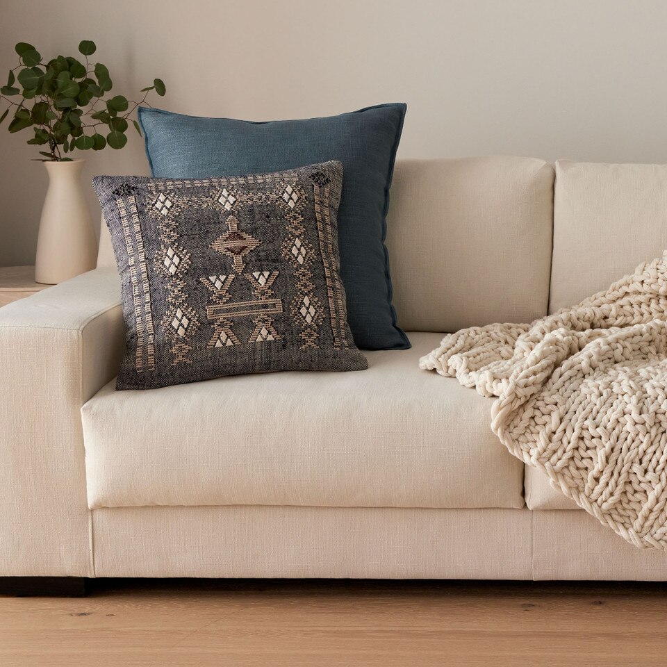 Moroccan Woven Cushion Cover