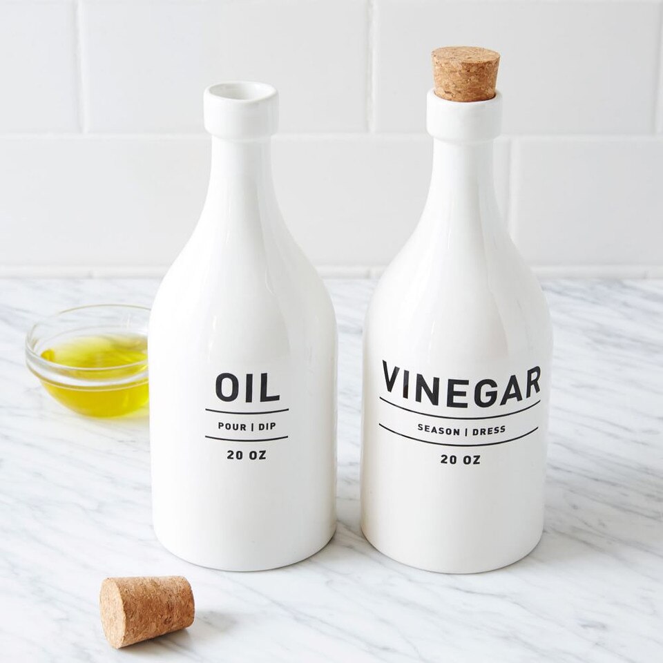 Utility Kitchen Collection, Oil + Vinegar Set