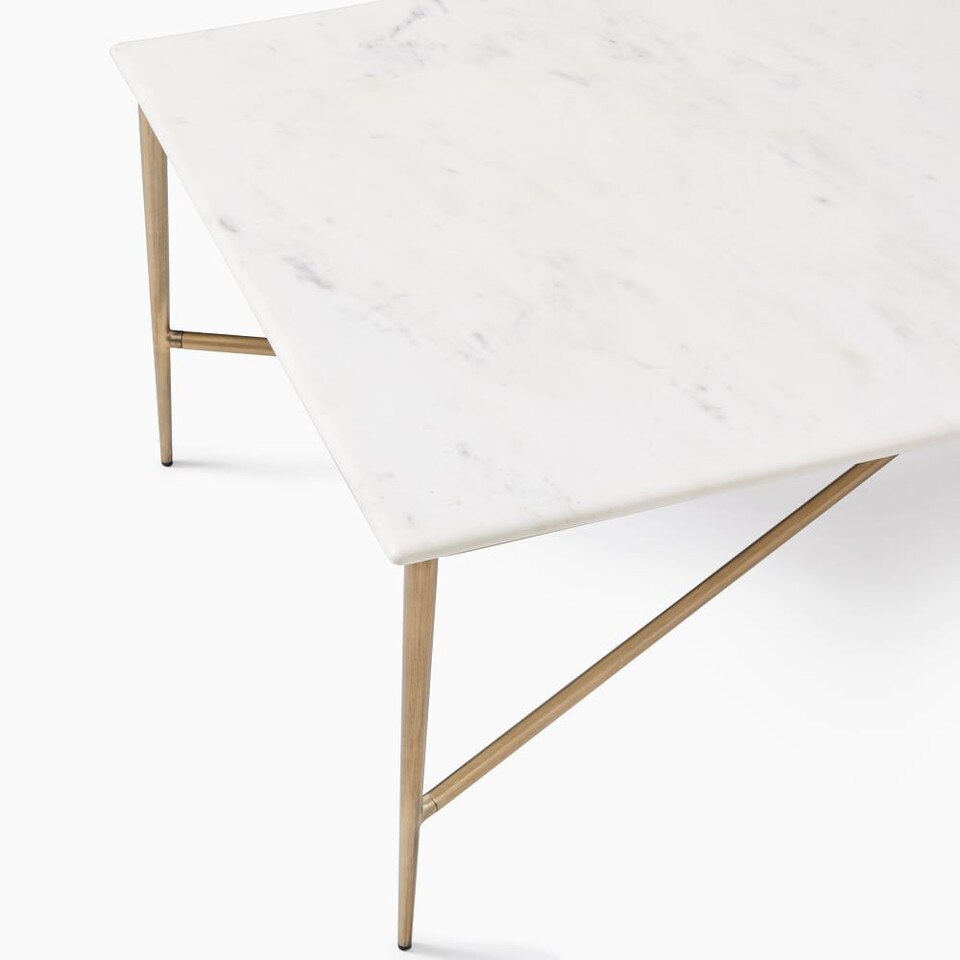 Neve Marble Coffee Table (122 cm)