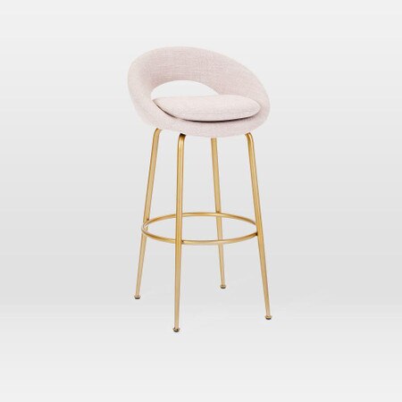 Orb Upholstered Bar Counter Stools West Elm United Kingdom