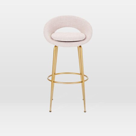 Orb Upholstered Bar Counter Stools West Elm United Kingdom