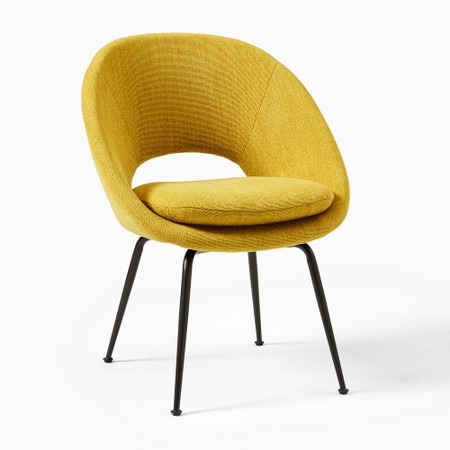 Orb Upholstered Dining Chair West Elm United Kingdom