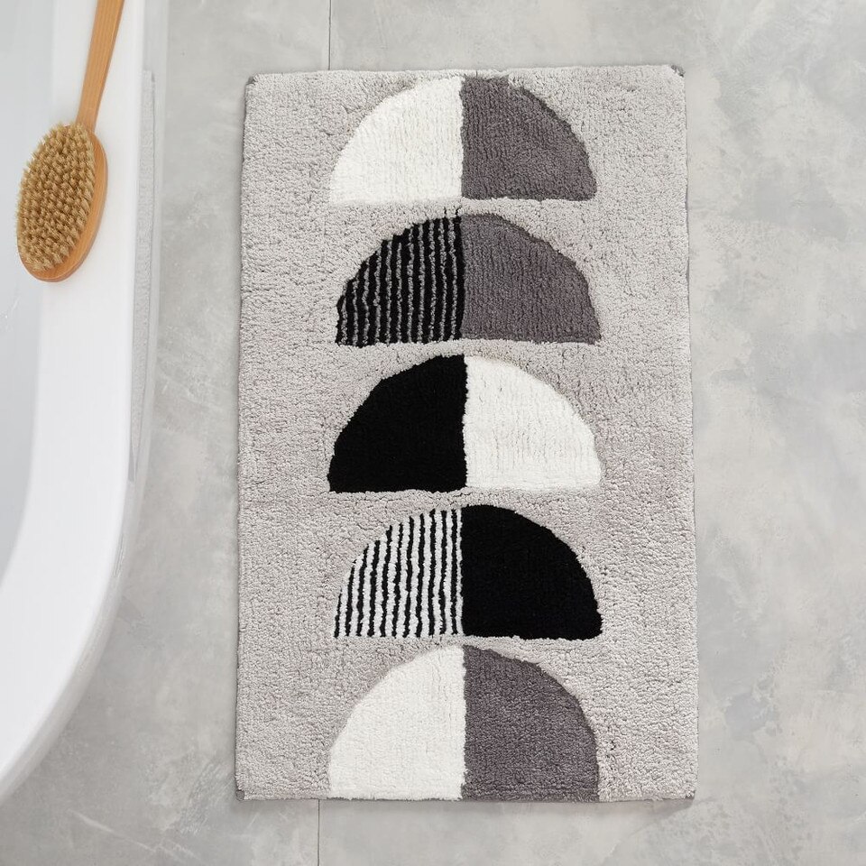 Organic Half Moons Bath Mat