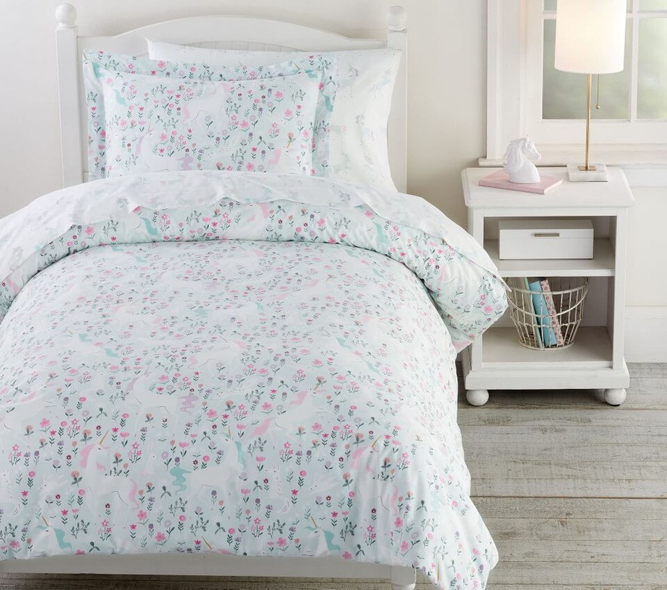 Organic Mystical Unicorn Duvet Cover