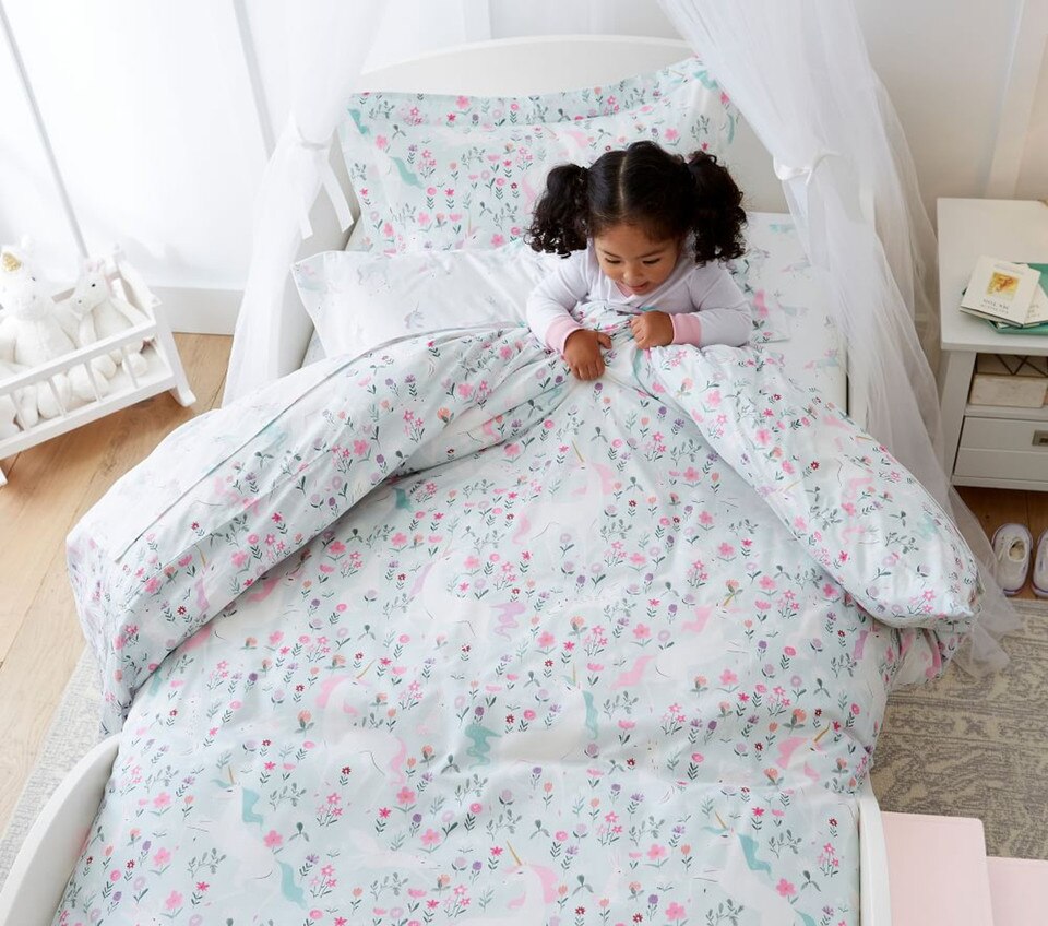 Organic Mystical Unicorn Duvet Cover