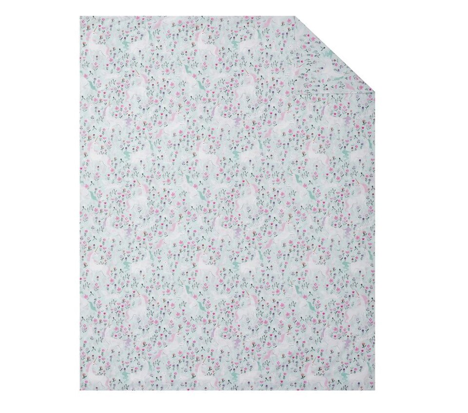 Organic Mystical Unicorn Duvet Cover