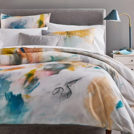 Organic Sateen Asha Duvet Cover Pillowcases West Elm United