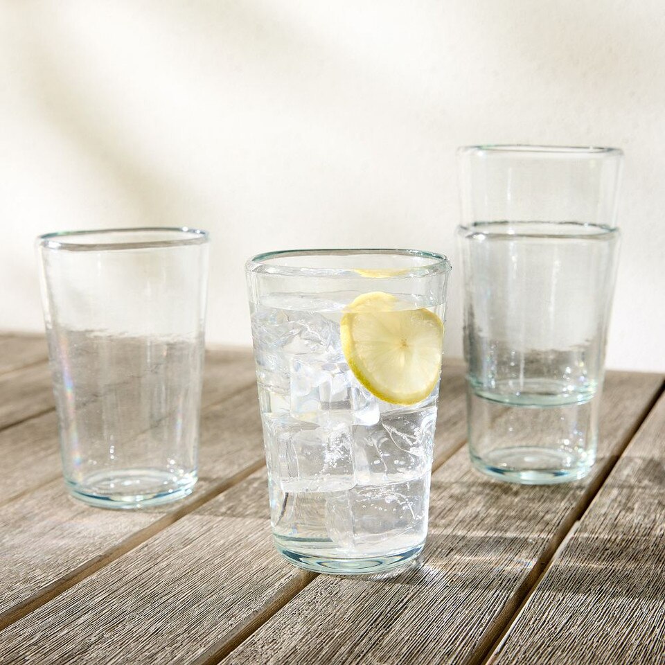 Organic Shaped Acrylic Dinnerware Collection (Set of 4)