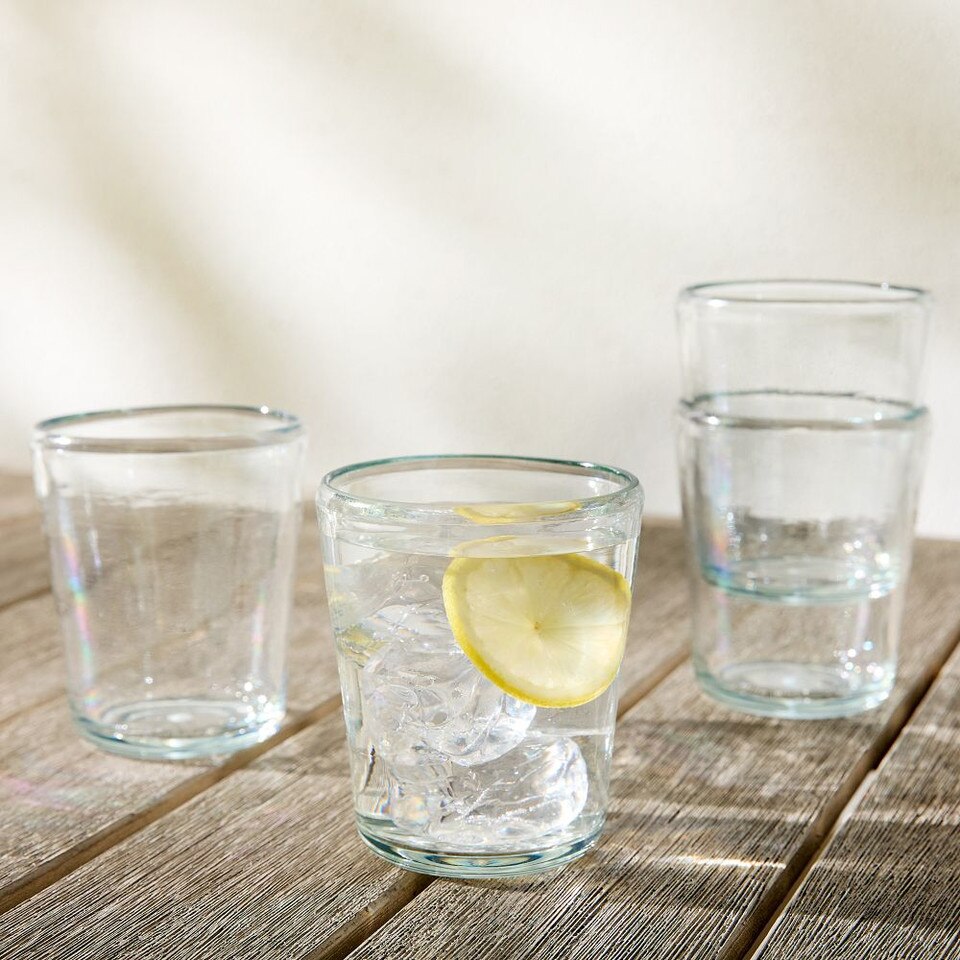 Organic Shaped Acrylic Dinnerware Collection (Set of 4)