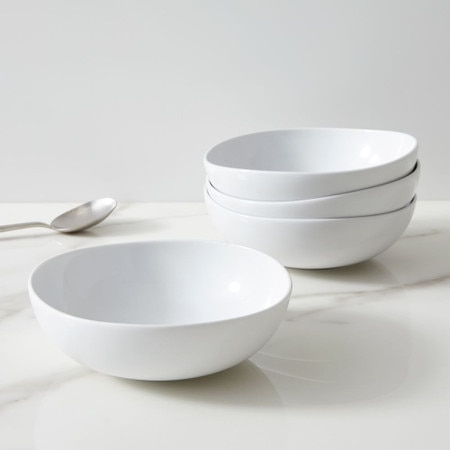 Organic Porcelain Bowls Modern Dinnerware Collection West Elm UK