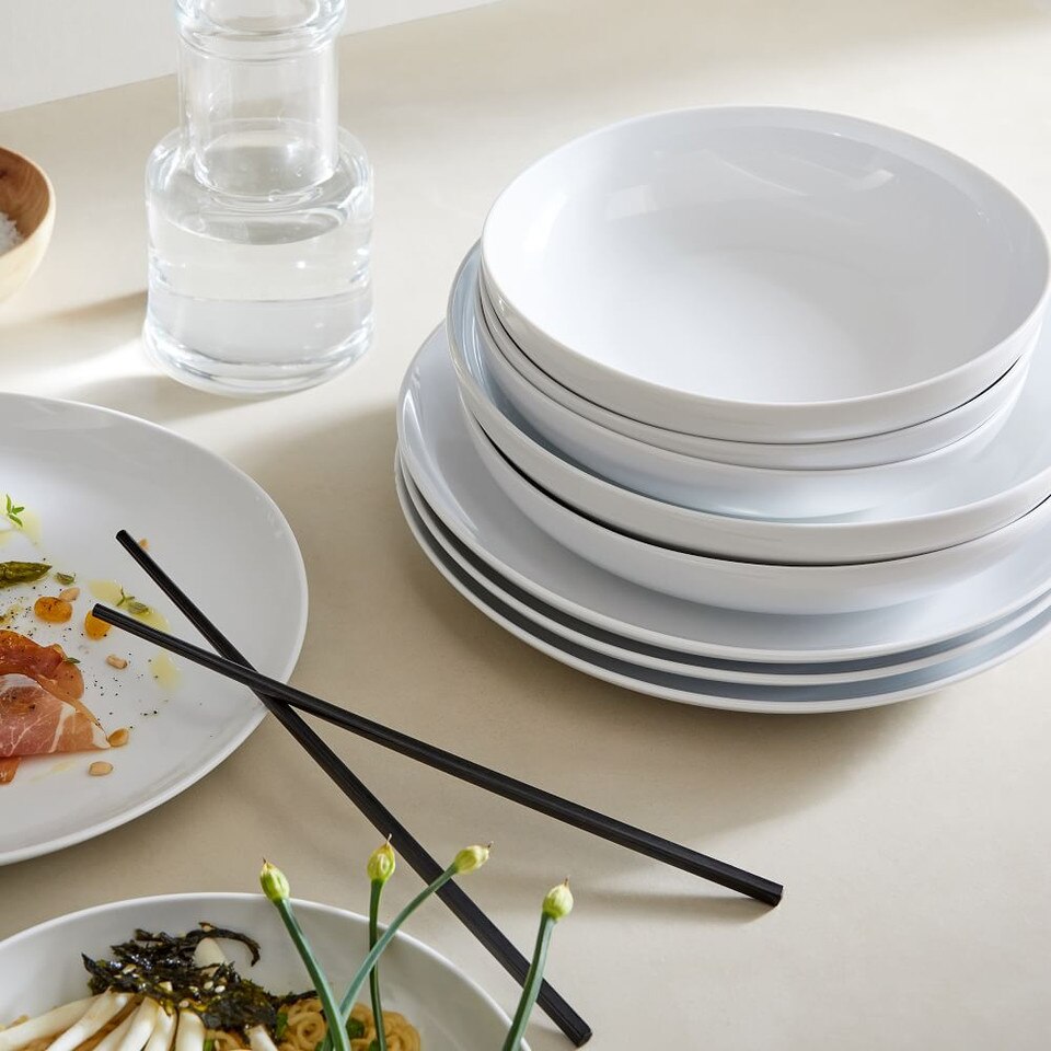 Organic Porcelain Pasta Bowls