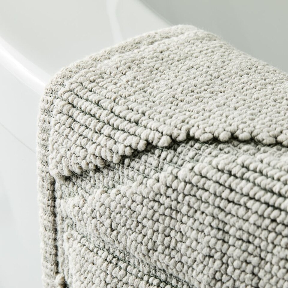 Organic Triangle Sculpted Bath Mat