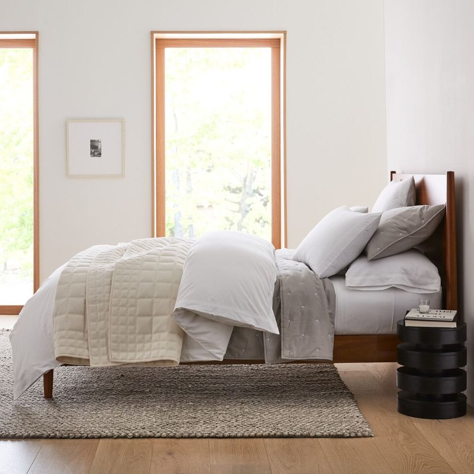 Organic Washed Cotton Bedspread & Pillowcases
