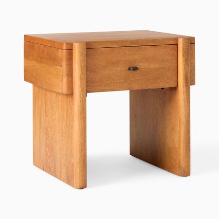 Burl Bedside Table (66 cm)