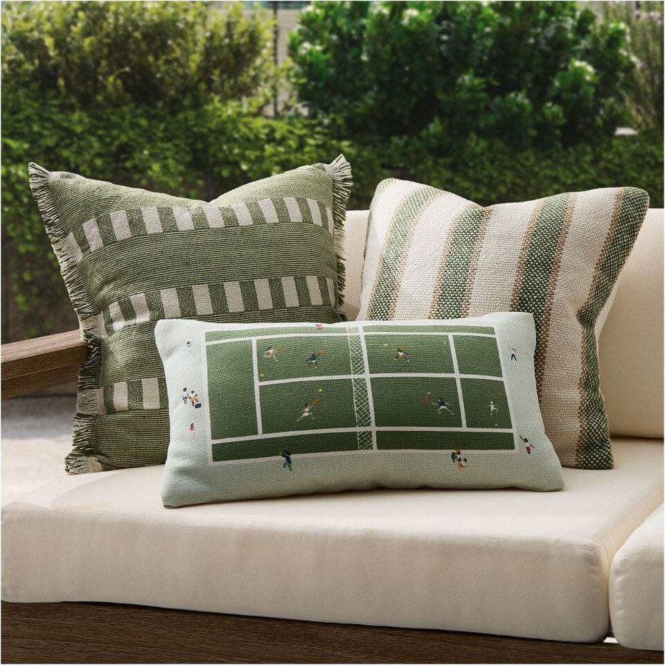 Outdoor Cabana Stripe Cushion