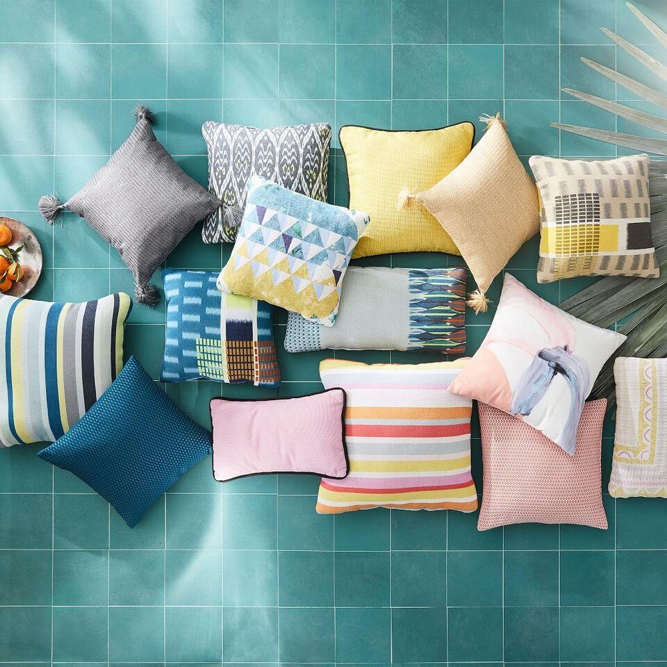 Garden Contrast Trim Cushion
