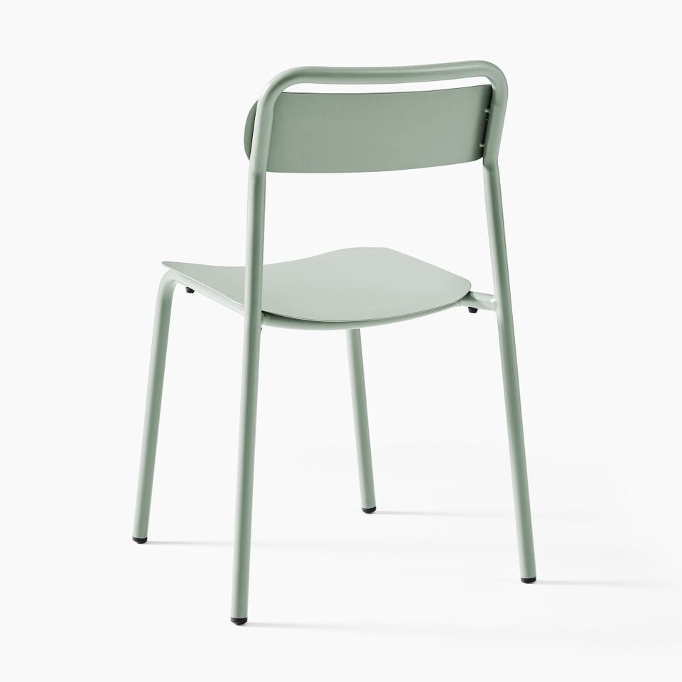 Garden Metal Stacking Chair (Set of 2)