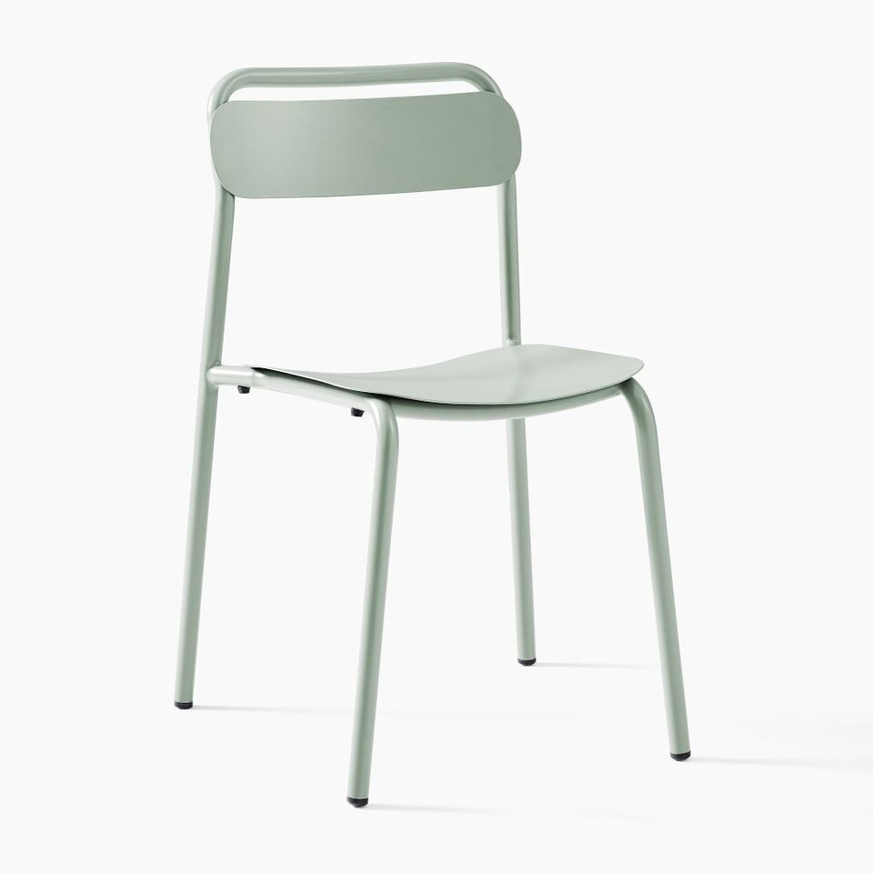 Garden Metal Stacking Chair (Set of 2)