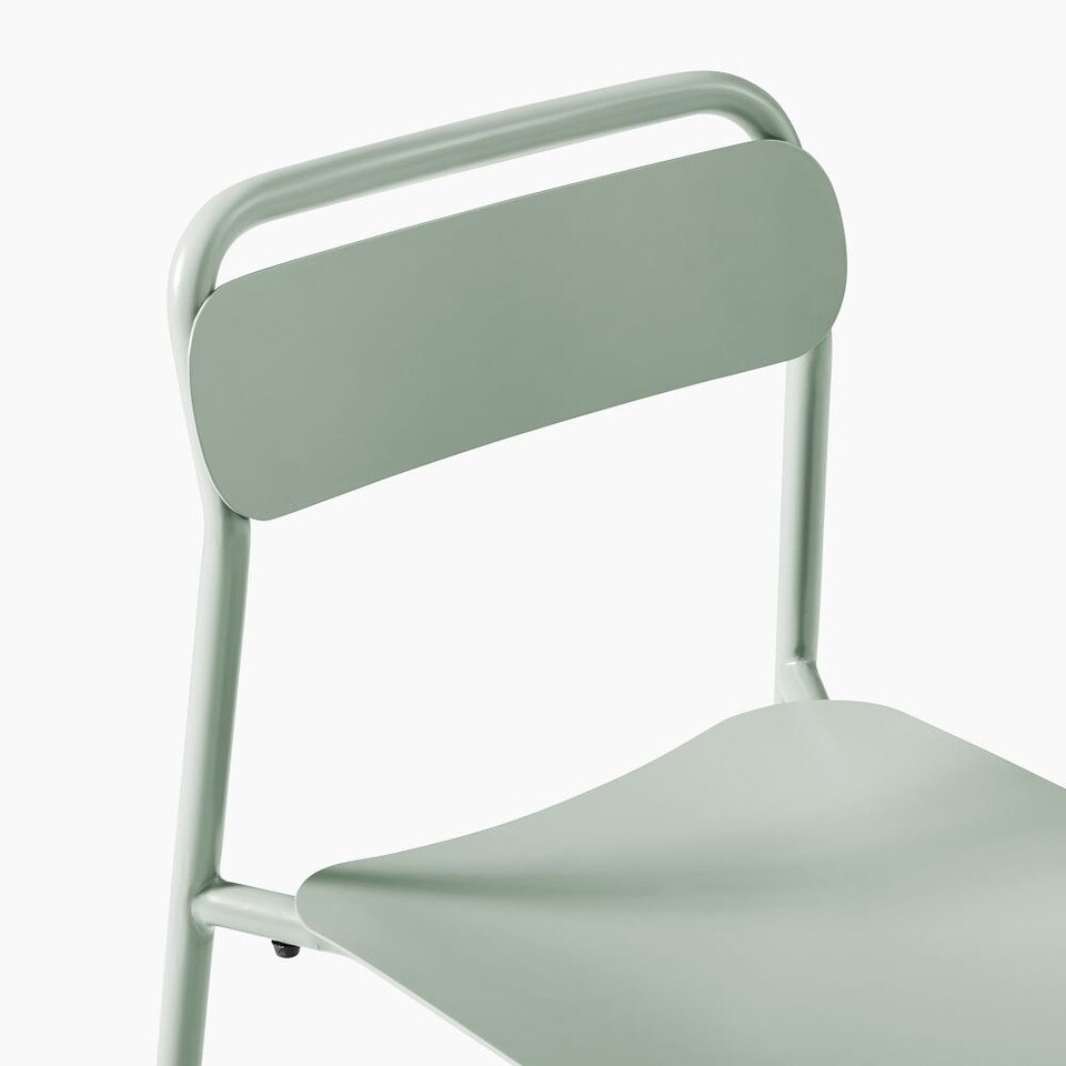 Garden Metal Stacking Chair (Set of 2)