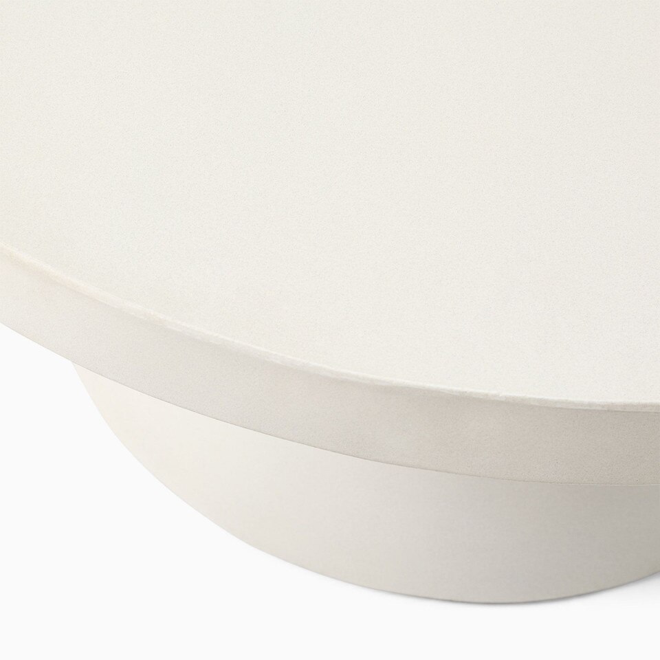 Concrete Pedestal Garden Round Coffee Table (81 cm)
