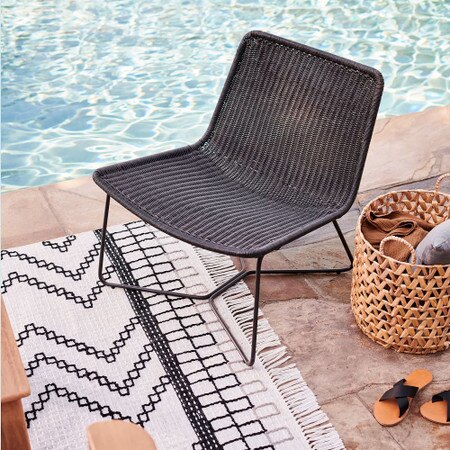 Garden Slope Lounge Chair West Elm United Kingdom Garden Slope Lounge Chair West Elm, Outdoor Furniture Loungers