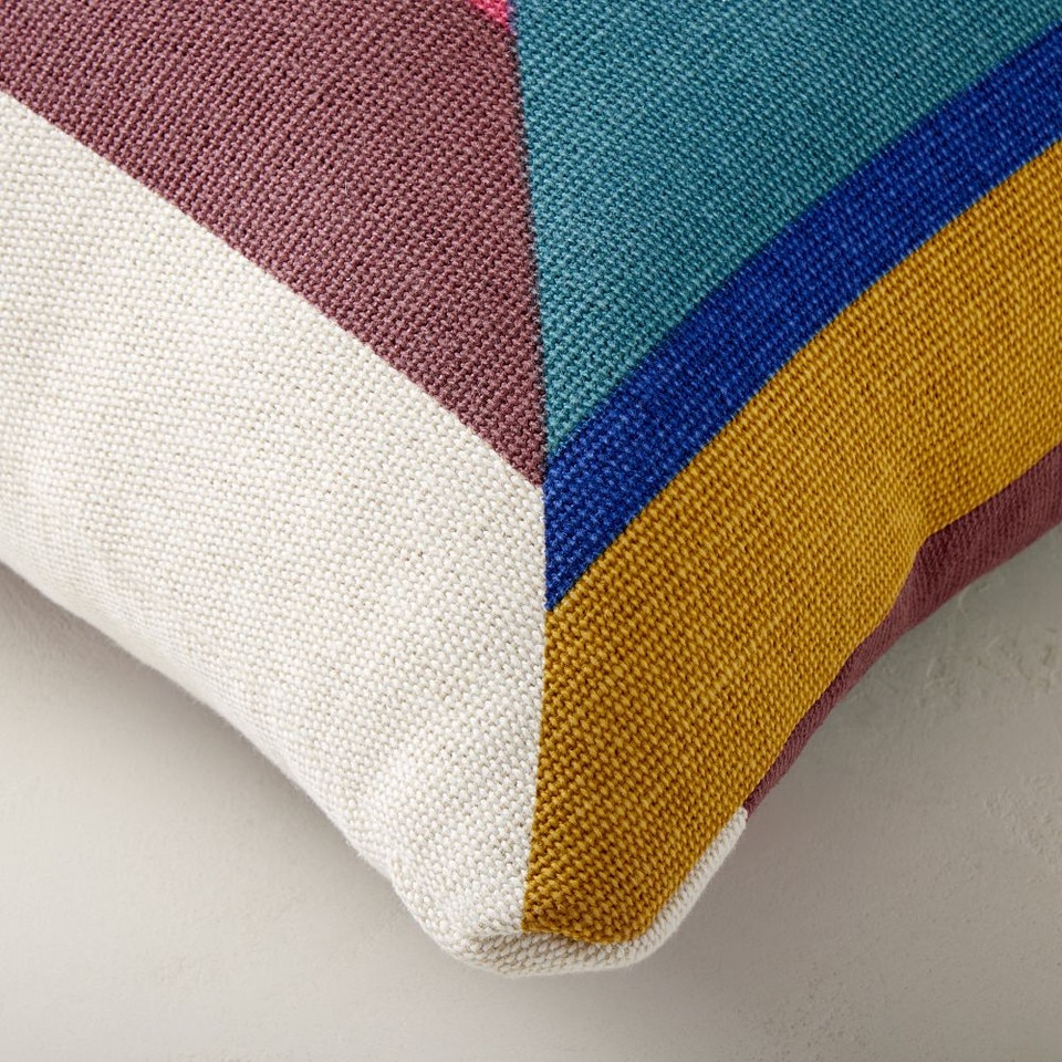 Split Colourblock Indoor/Outdoor Cushion
