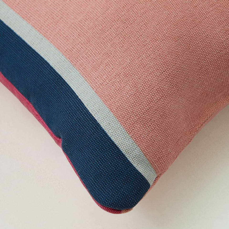 Split Colourblock Indoor/Outdoor Cushion