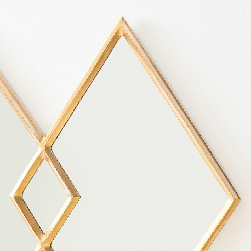 Overlapping Diamonds Mirror