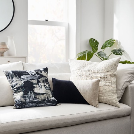 Painterly Brocade Cushion Cover West Elm United Kingdom